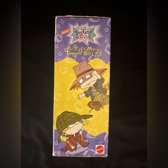 Mattel Rugrats Movie Tommy Soft Pal- 1998 Original Packaging - Picture 4 of 5